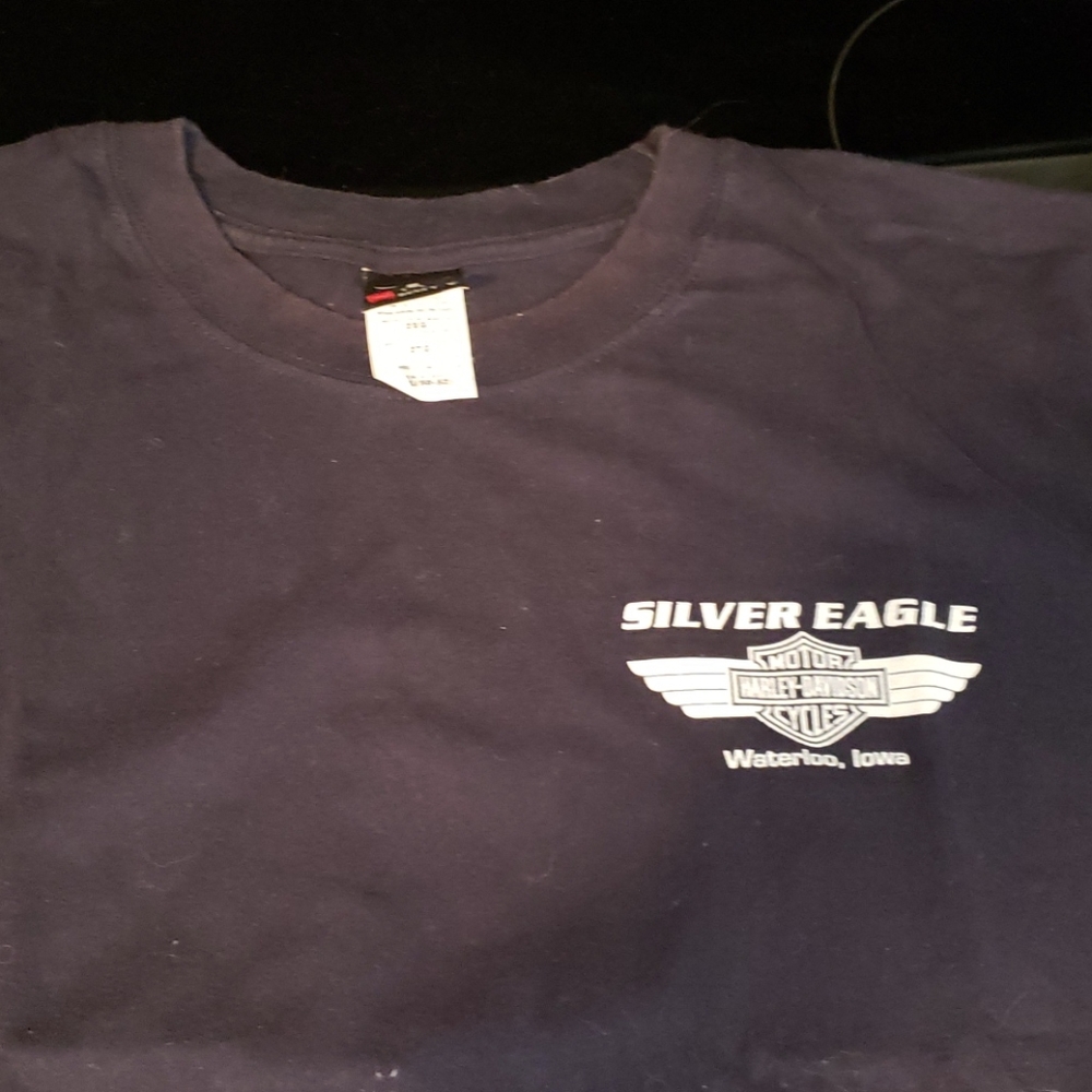 Dealer T-shirt - Silver Eagle H-D - Waterloo, IA